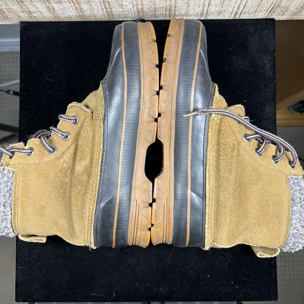 Womens Thermolite Winter Duck Boots Tan Brown Size 9